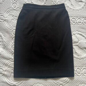 J. Crew No. 2 Pencil Skirt 365 Wool Blend Black - Size 00